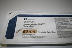 EGIA60AVM Covidien Endo Gia Each Articulating Tri-Staple 60 Mm Reload Vascular/Medium - Tan