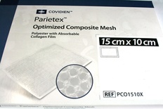 PCO1510X Covidien Parietex Optimized Composite Mesh, 15 cm x 10 cm