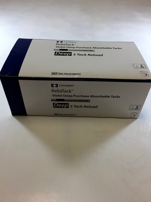 RELTACK5RDPT Covidien Violet Deep Purchase Absorbable 5 Tack Reload Box of 6